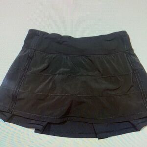 Lululemon Black Pace Rival Skirt